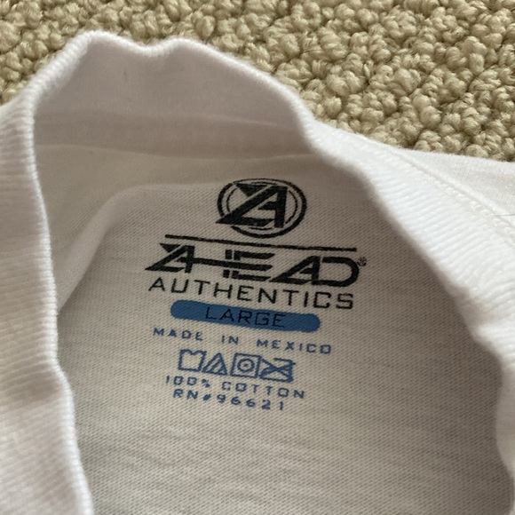 Kids' Shell Houston Open White T-Shirt Youth Size Large Golf Sporty Stretch GUC - Picture 3 of 8